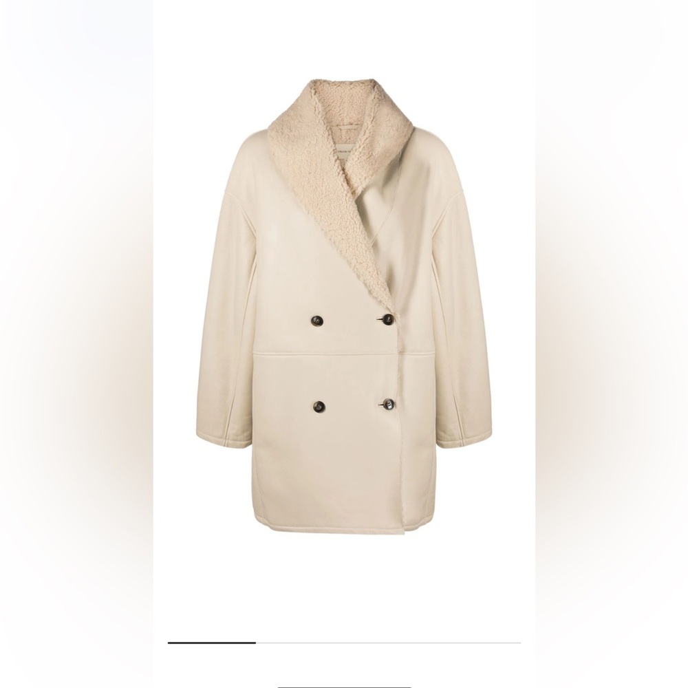 LOULOU STUDIO Namo oversized Leather Shearling Coat NWT $1575  Large